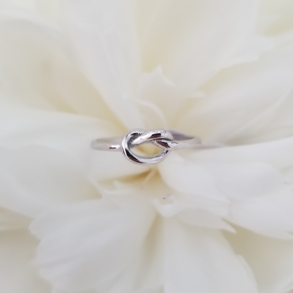 Forget Me Knot 925 Silver Ring